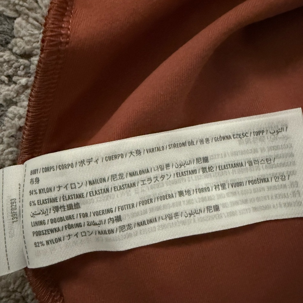 NWT A&F Single Strap Ribbed Bodysuit (M) - Picture 3 of 3